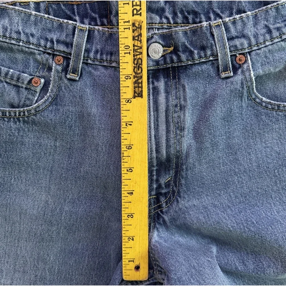 VTG Levis 570 Baggy Fit Jeans Mens Size 30x30 Blue USA MADE Skater Wide Tapered